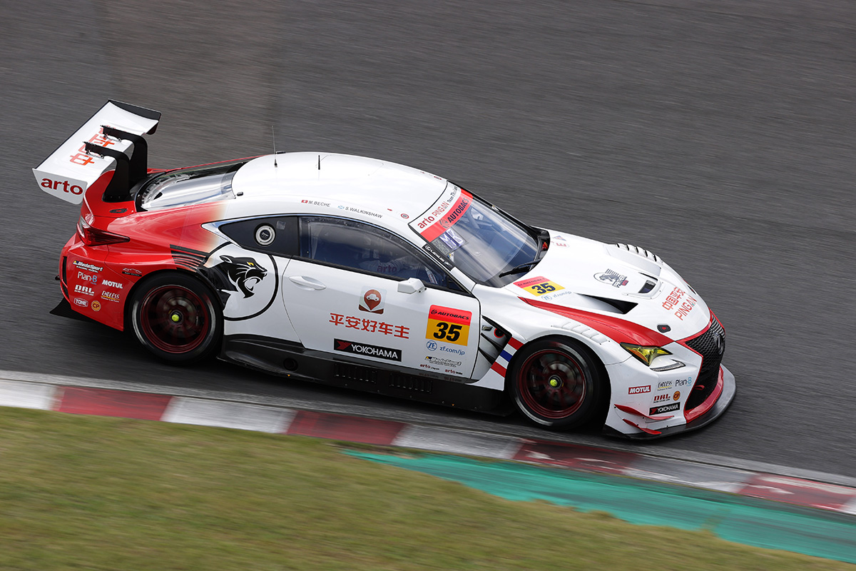SUPER GTシリーズ第6戦 鈴鹿サーキットで19位フィニッシュとなったarto RC F GT3 35号車