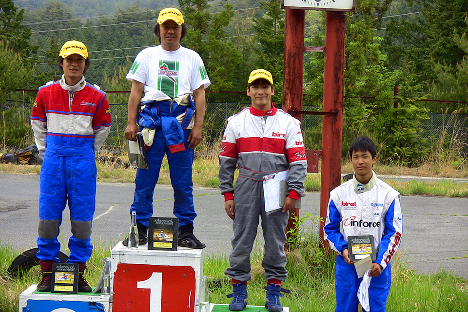 子供の頃、カートレースにて CHILDHOOD