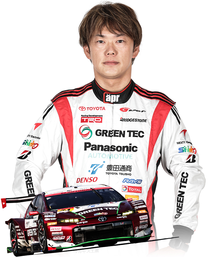 SUPER GTに参戦する嵯峨 宏紀と参戦車両 TOYOTA GR SPORT PRIUS PHV apr GT 31号車