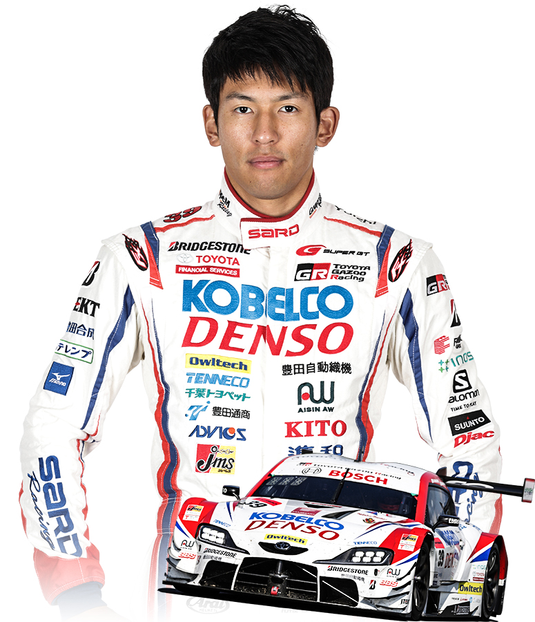 SUPER GTに参戦する中山雄一と参戦車両 DENSO KOBELCO SARD GR Supra 39号車