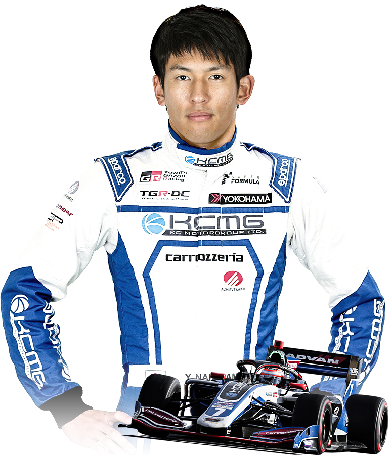 SUPER FORMULAに参戦する中山雄一と参戦車両 KCMG Elyse SF19 7号車