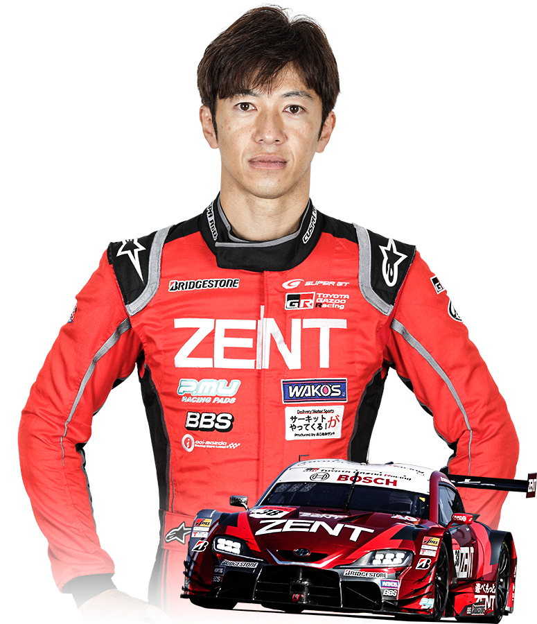SUPER GTに参戦する立川 祐路と参戦車両 ZENT GR Supra 38号車 38号車