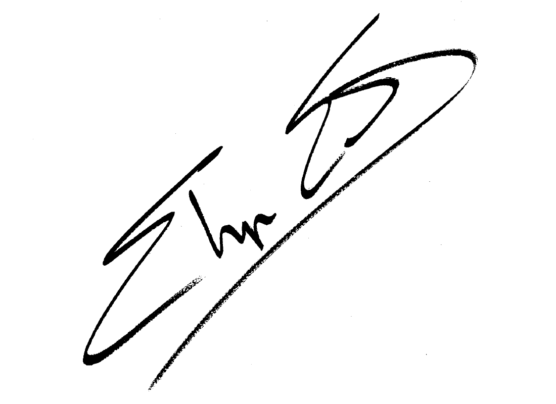 エルフィン・エバンスのサイン
