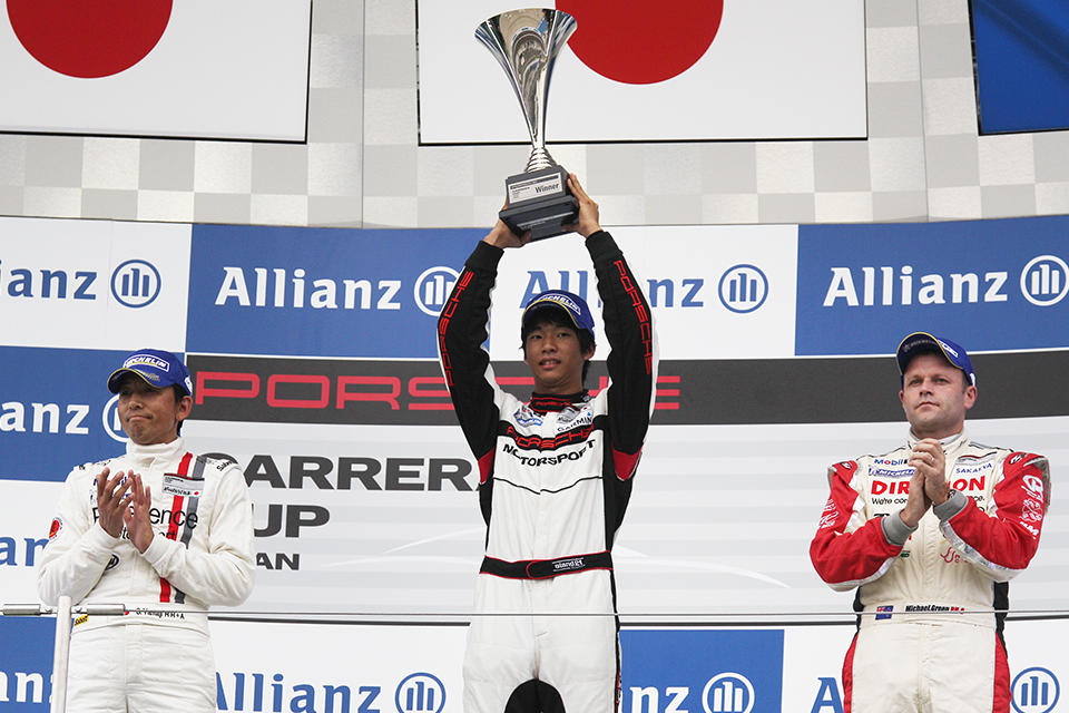 2012年ポルシェカレラカップジャパンにて RACING CAREER