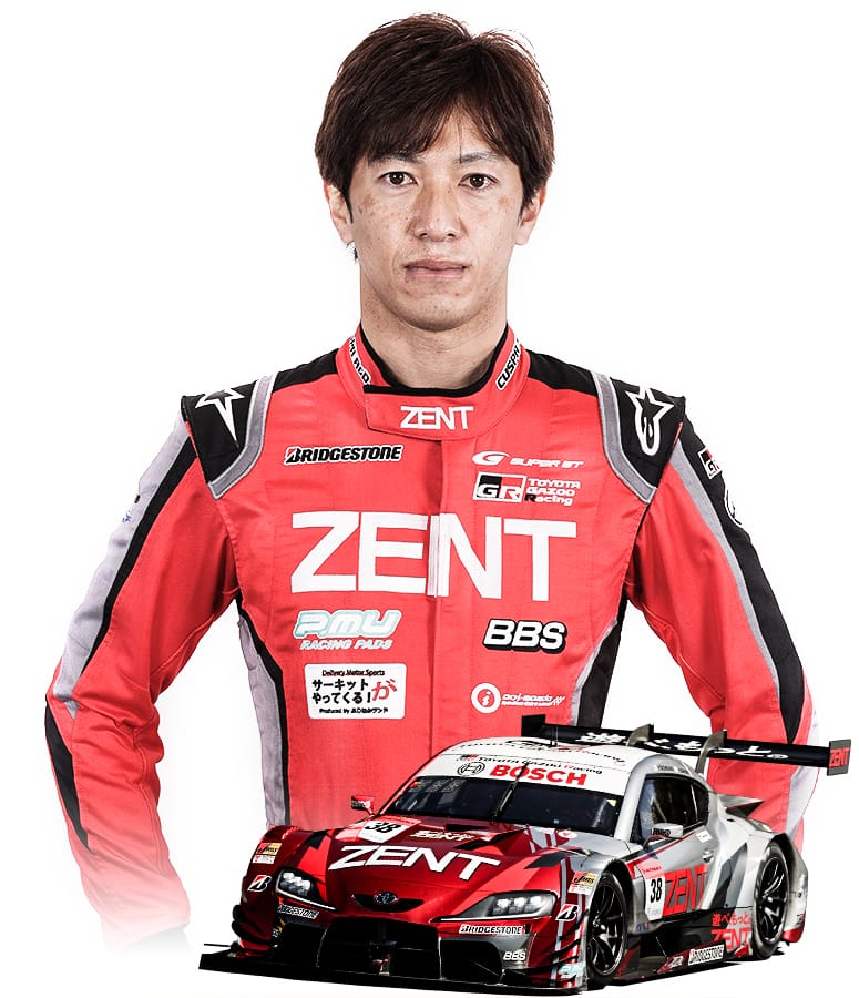 SUPER GTに参戦する立川 祐路と参戦車両 ZENT CERUMO GR Supra 38号車