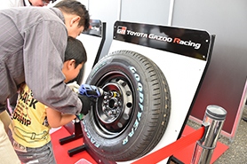 TOYOTA GAZOO Racingブースで開催された様々なイベント