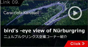 ニュルブルクリンク空撮コーナー紹介「bird's -eye view of Nürburgring」