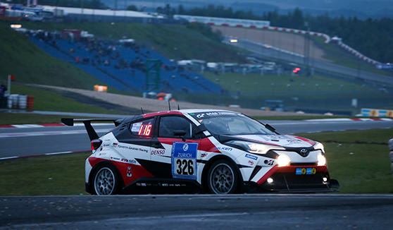 The TOYOTA C-HR Racing racks up the laps without incident