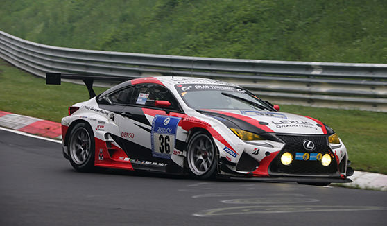The LEXUS RC F finishes in 24th overall
