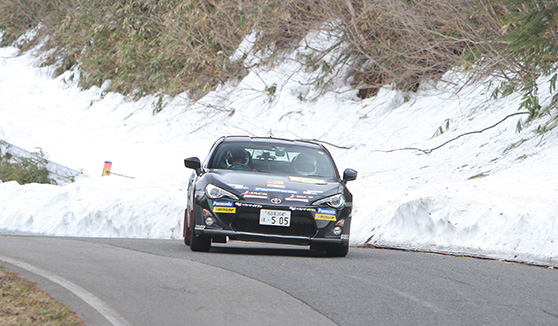 TRDラリーチャレンジ信州中川の様子