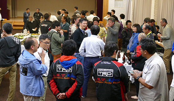 前日は三岳交流促進センターにおいて木曽町主催の懇親会が行われた。