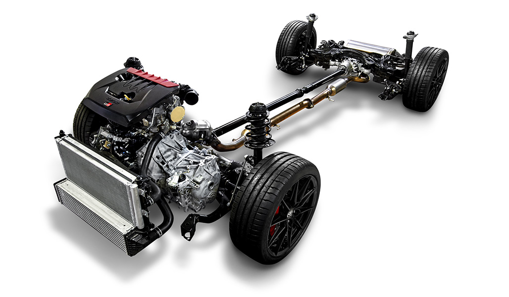 1.6ℓ直列3気筒直噴ターボエンジン＋スポーツ4WDシステム“GR-FOUR”