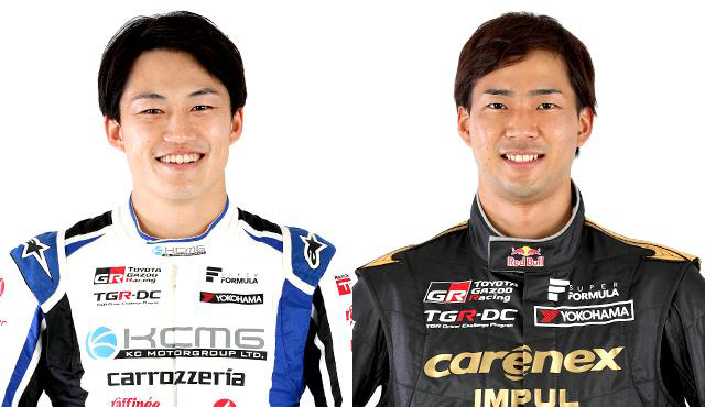 ドライバートークショーに参加する国本雄資と平川亮