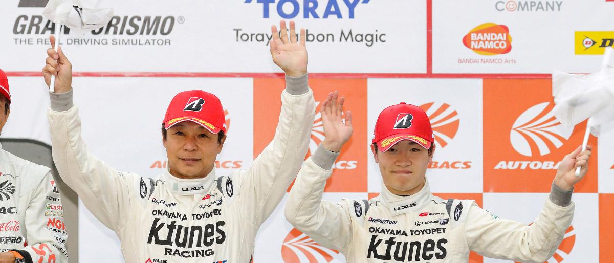 新田/阪口組LEXUS RC F GT3が3位表彰台を獲得