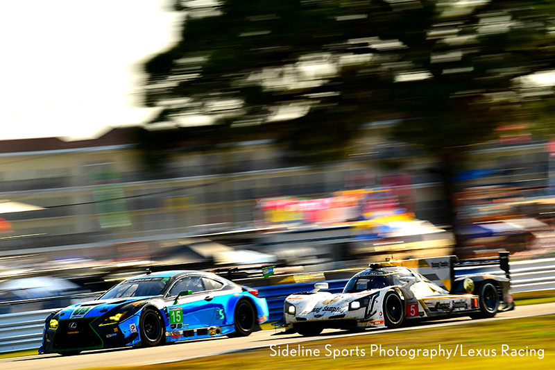 WeatherTech SportsCar ChampionshipはWEC（世界耐久選手権）のようにプロトタイプカーなど様々なクラスの混走レースとして行われる
