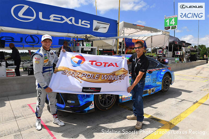 第7戦でポールポジションを獲得した3GT Racing LEXUS RC F GT3 14号車