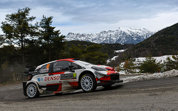 Katsuta finishes sixth overall on Rallye Monte-Carlo