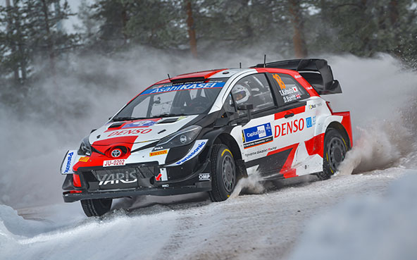 勝田貴元、WRC今季初開催のスノーラリーで総合6位を獲得
