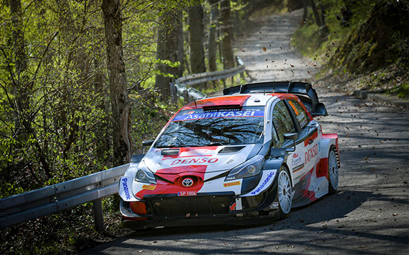 WRC初開催のクロアチアで勝田貴元が2回のベストタイムを記録、総合6位で完走