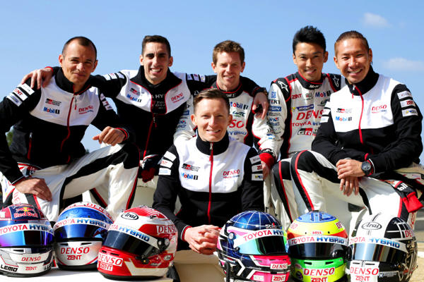 WEC 2016年シーズンに挑むTOYOTA GAZOO Racingの6名のドライバーたち