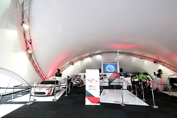 「TOYOTA GAZOO Racingブース」オープン！