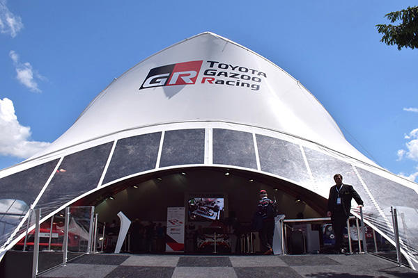 「TOYOTA GAZOO Racingブース」オープン！