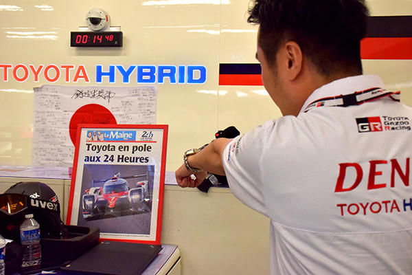 小林可夢偉選手のタイムでTS050 HYBRID 7号車がポールポジション獲得！