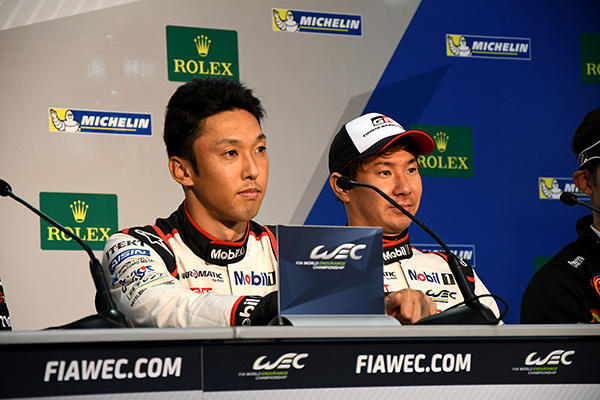 WEC記者会見の前には！？