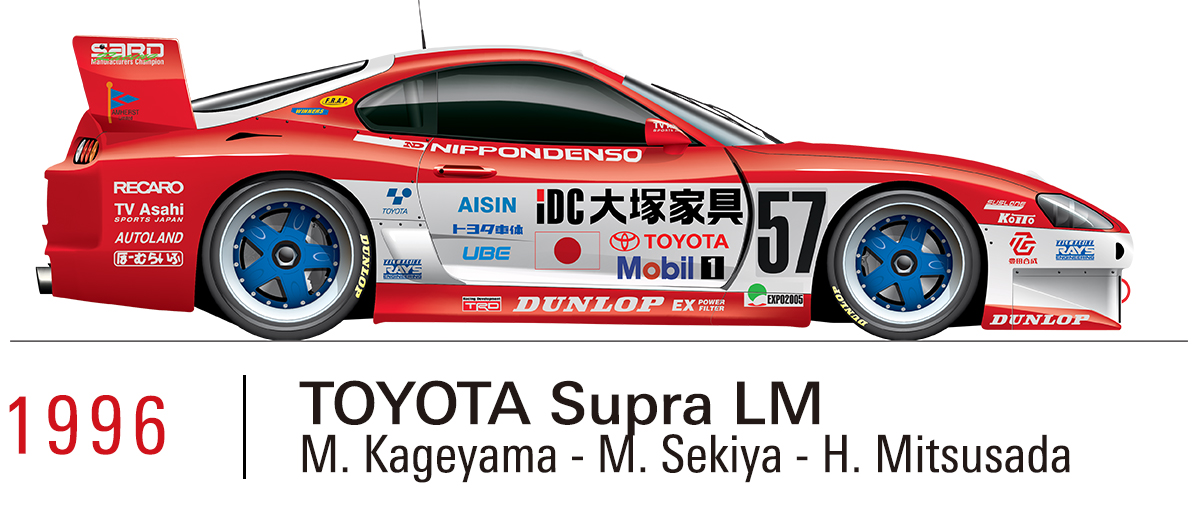 1996 TOYOTA Supra LM（M.Kageyama/M.Sekiya/H.Mitsusada）