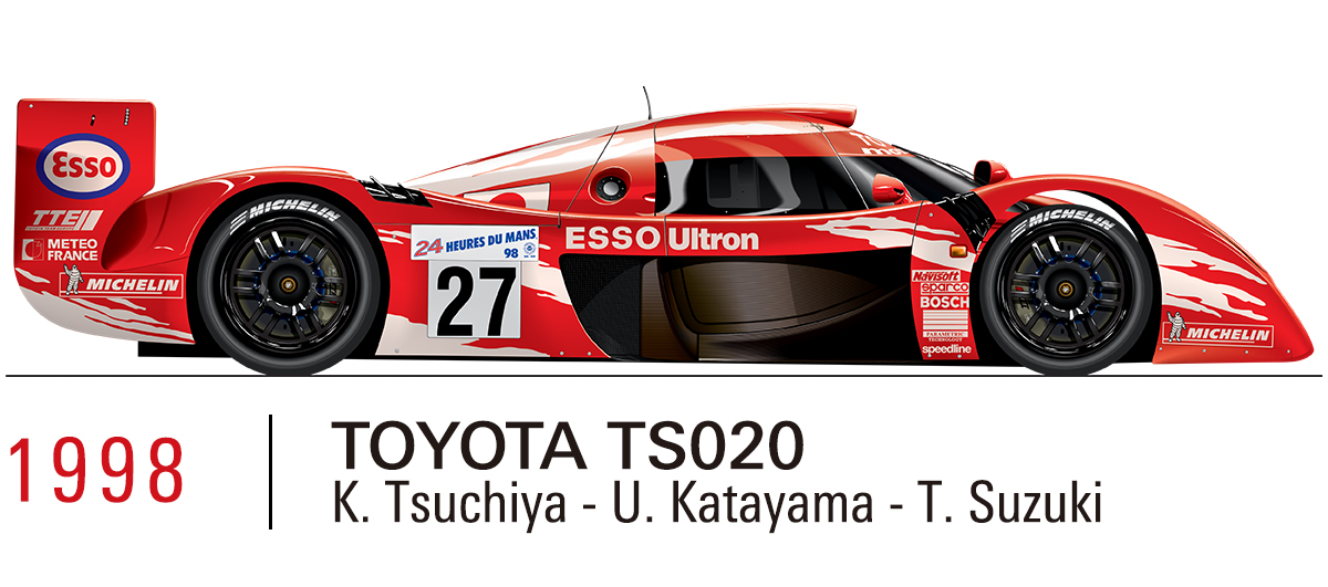1998 TOYOTA TS020（K.Tsuchiya/U.Katayama/T.Suzuki）