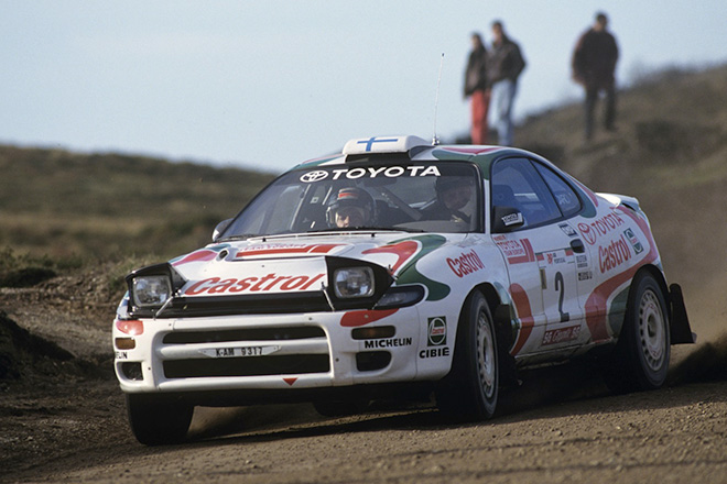 ST185型トヨタ・セリカ GT-FOUR（ユハ・カンクネン）／1994年 WRC第2戦 ラリー・オブ・ポルトガル