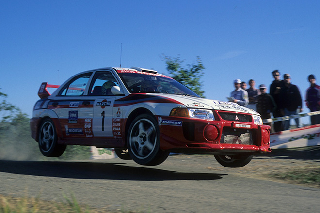 三菱 ランサーエボリューションⅤ（トミ・マキネン）／1998年 WRC第11戦 ラリー・サンレモ