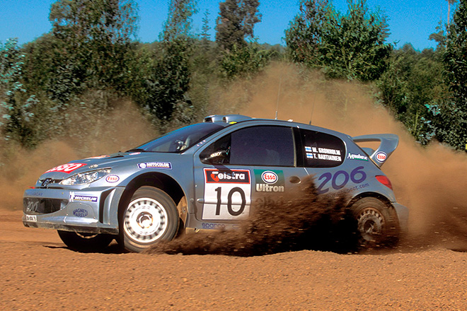 プジョー 206 WRC（マーカス・グロンホルム）／2000年 WRC第13戦 ラリー・オーストラリア