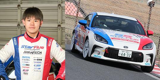 No.186  佐藤 凌音 /  Star5 AVANTECH GR86 /  AVANTECH racing team