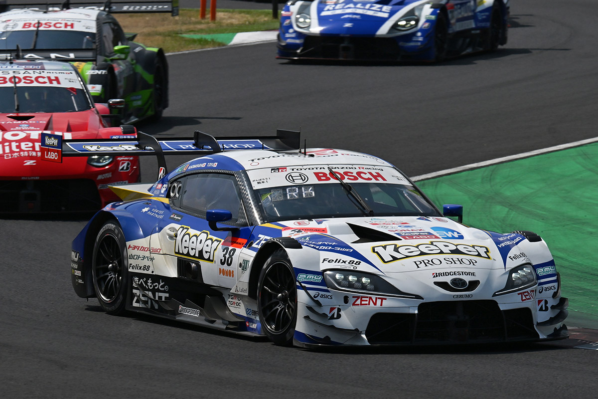 その116-38号車KeePer CERUMO GR Supra 5位が最上位とサクセスウェイト