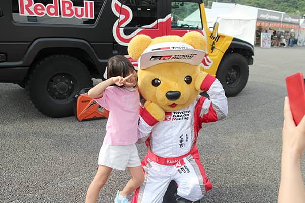 トヨタ くま吉 @ スーパーフォーミュラ 2024年 第4戦 富士