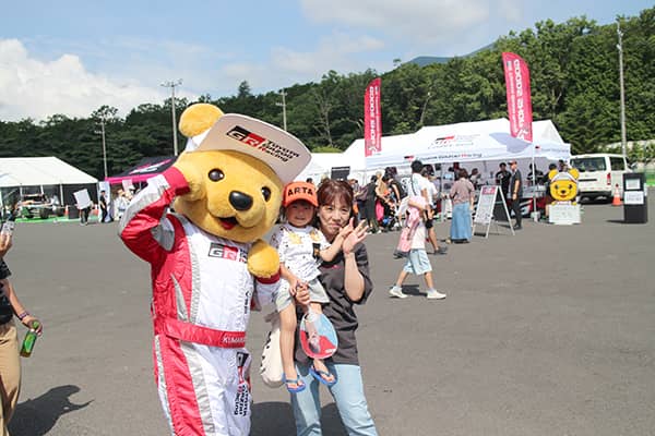 トヨタ くま吉 @ スーパーフォーミュラ 2024年 第4戦 富士