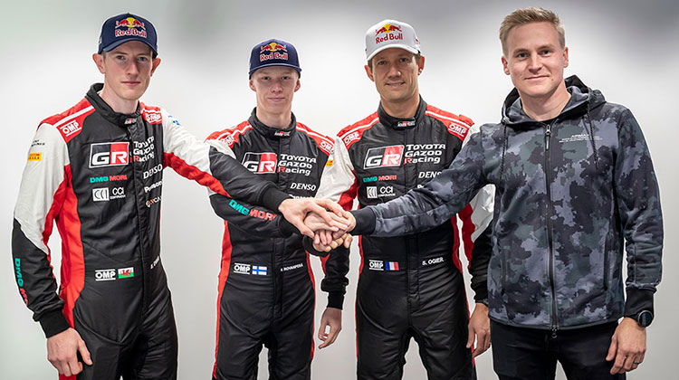 TOYOTA GAZOO Racing World Rally Team 2022年のWRC参戦ドライバーを決定、新たにラッピを迎える